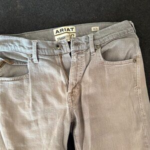 Ariat Men's M5 Straight Leg pant (32x34) Grey